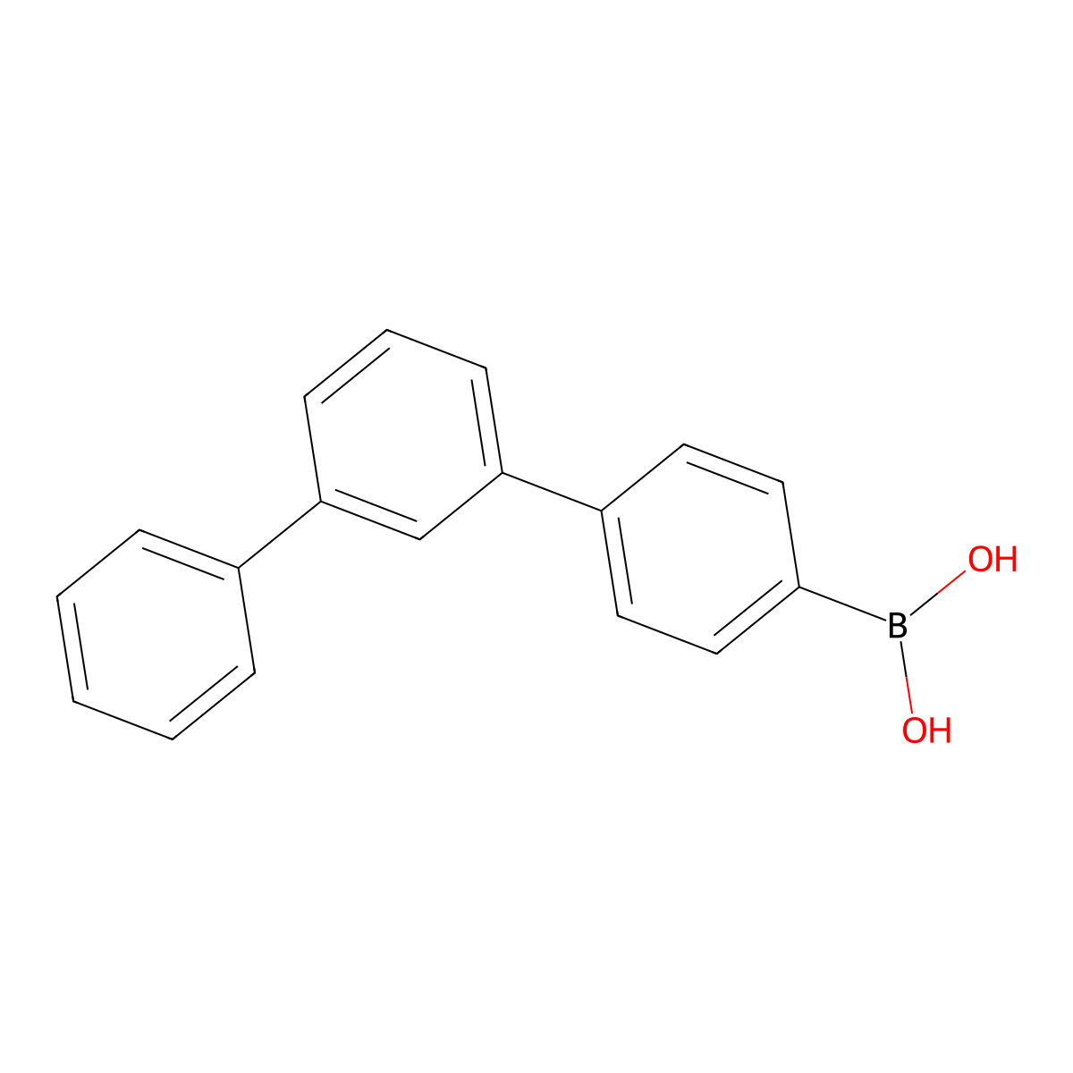[1,1':3',1''-Terphenyl]-4-ylboronic acid molecular structure, CAS 1191061-81-0