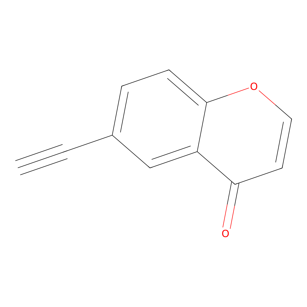 6-ethynyl-4H-chromen-4-one molecular structure, CAS 1191128-63-8