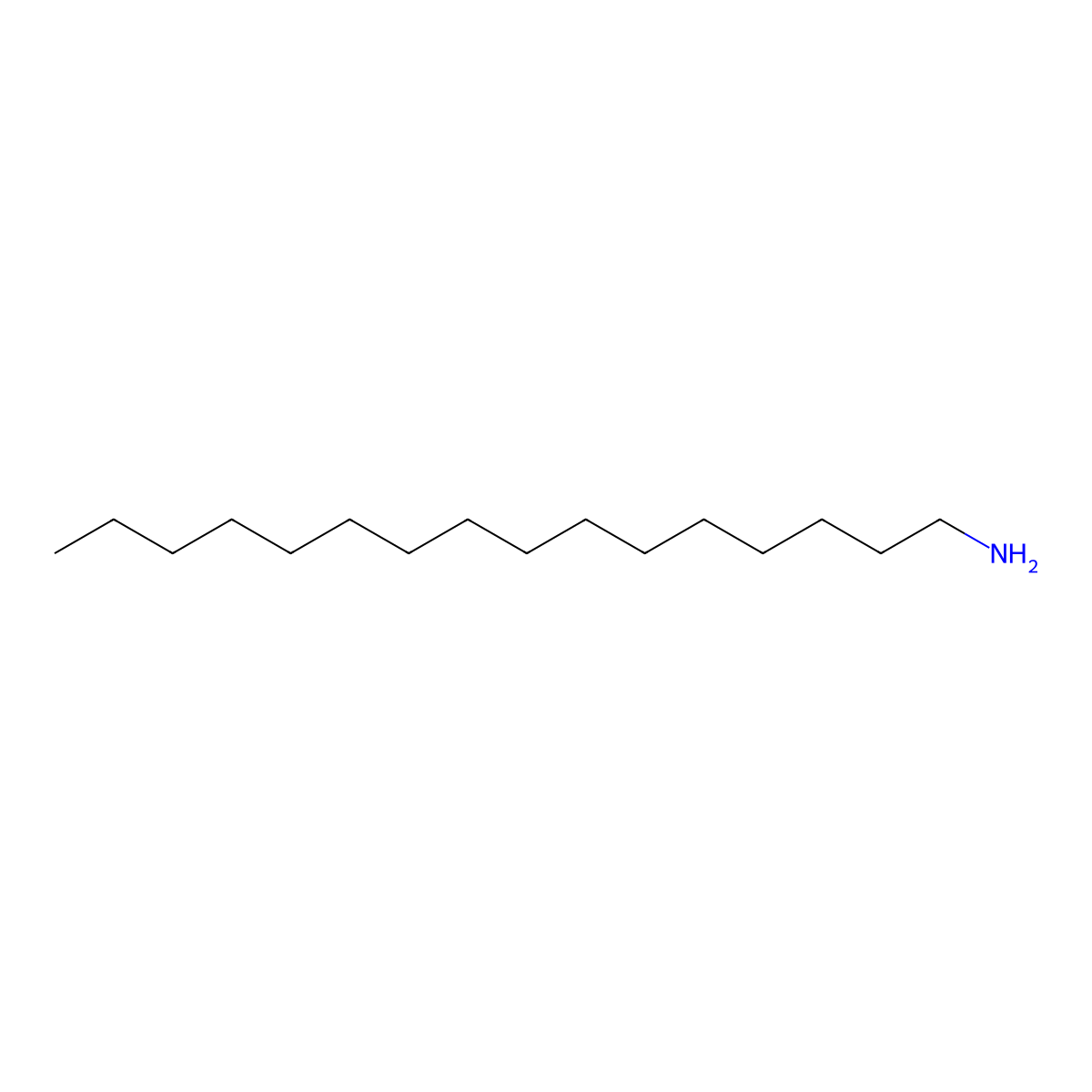 Hexadecylamine molecular structure, CAS 1191245-82-5