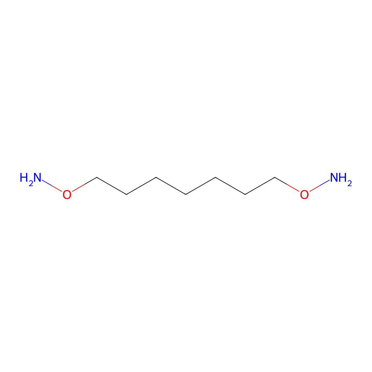 O,O'-(Heptane-1,7-diyl)bis(hydroxylamine) molecular structure, CAS 1191275-72-5