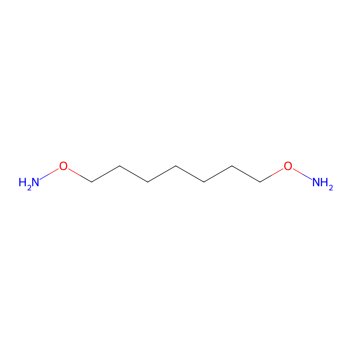 O,O'-(Heptane-1,7-diyl)bis(hydroxylamine) molecular structure, CAS 1191275-72-5