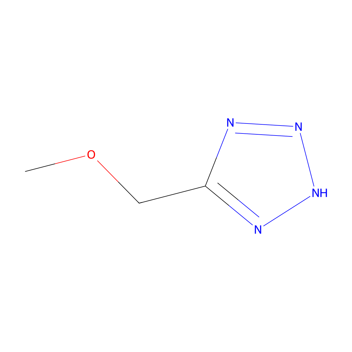 5-Methoxymethyl-1h-tetrazole molecular structure, CAS 119151-10-9