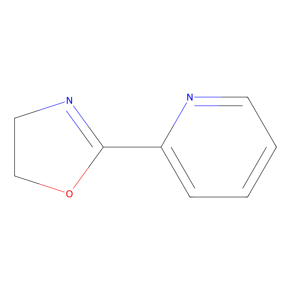 2-(2-Oxazolinyl)pyridine molecular structure, CAS 119165-69-4