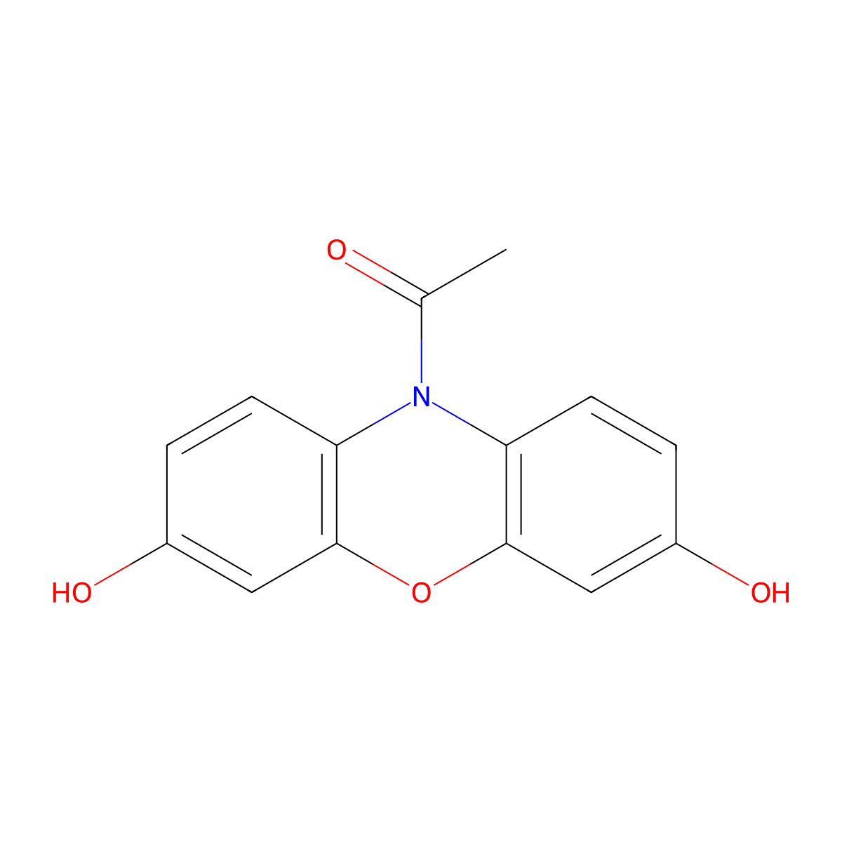 Amplex Red molecular structure, CAS 119171-73-2