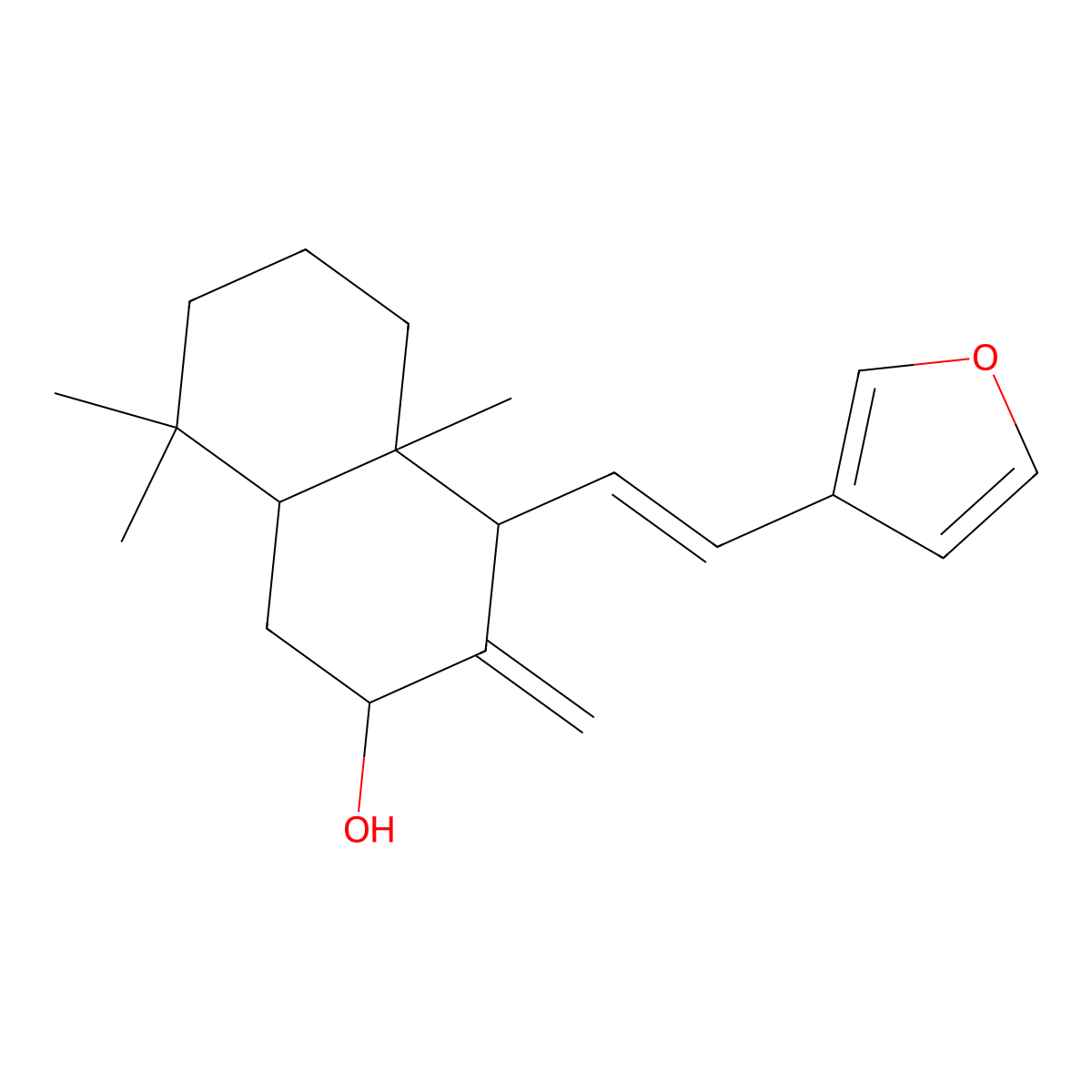 Coronarin A molecular structure, CAS 119188-33-9