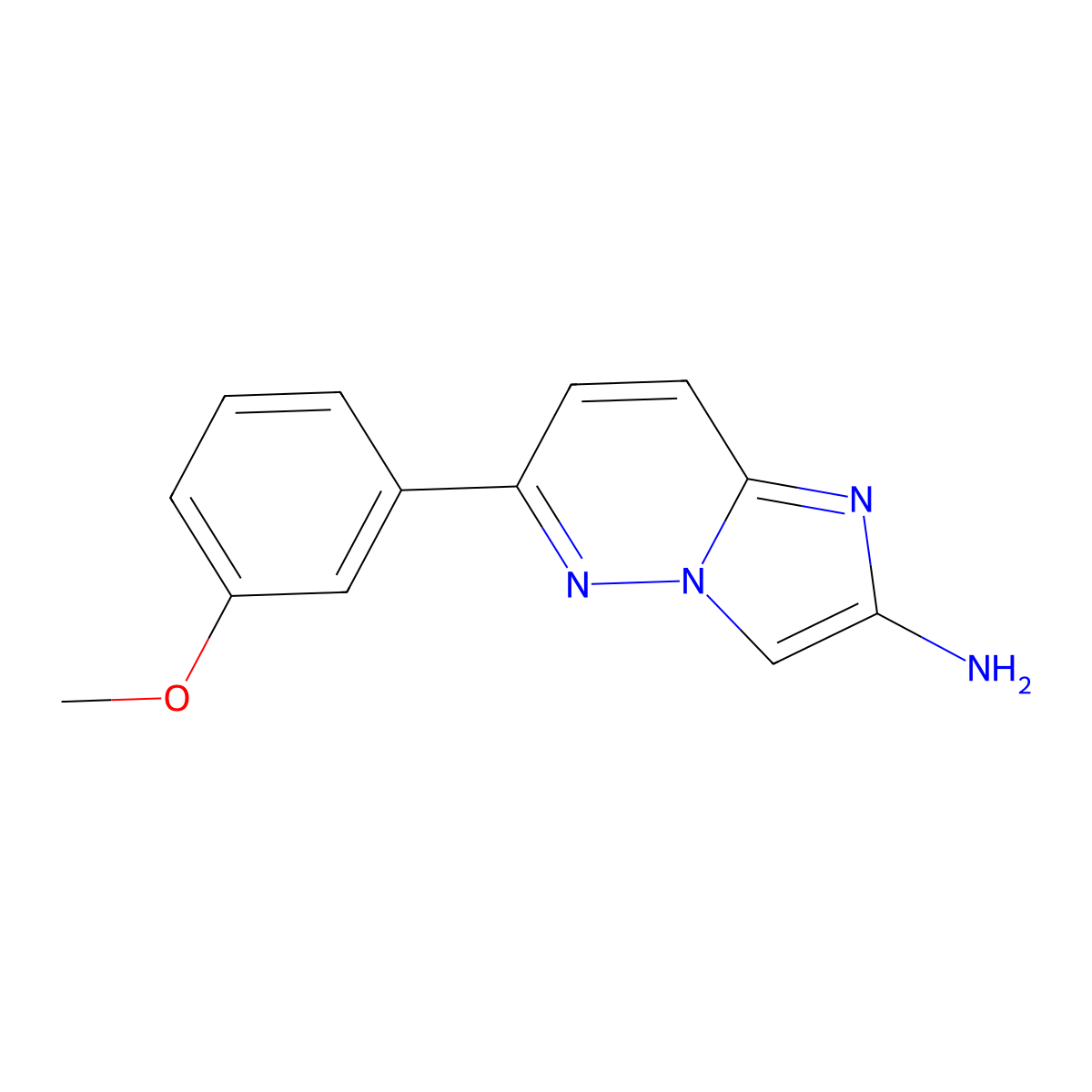 6-(3-Methoxyphenyl)imidazo[1,2-b]pyridazin-2-amine molecular structure, CAS 1191894-48-0