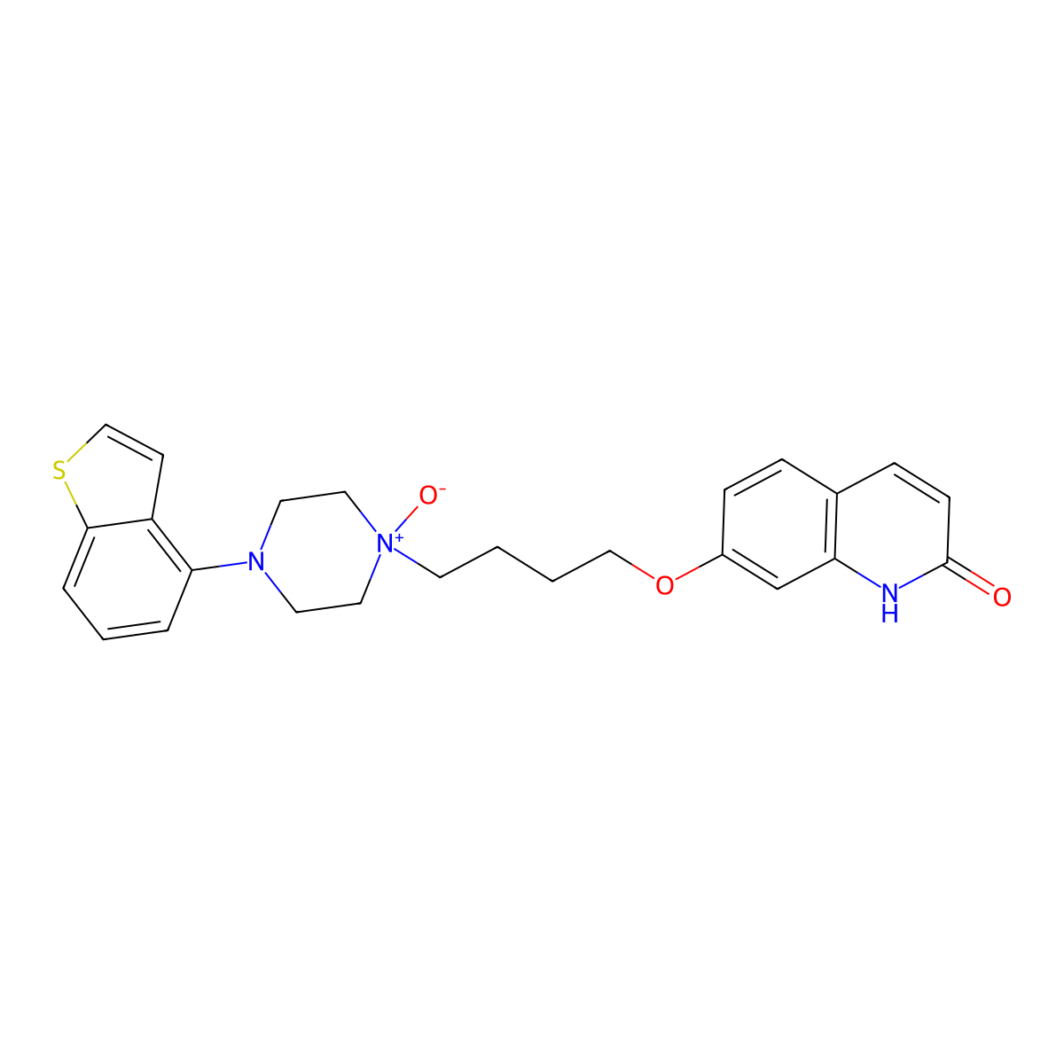 Brexpiprazole N-Oxide molecular structure, CAS 1191900-58-9