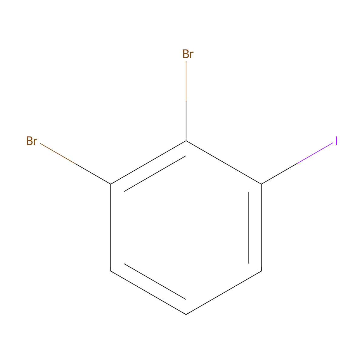 1,2-Dibromo-3-iodobenzene molecular structure, CAS 1191934-06-1