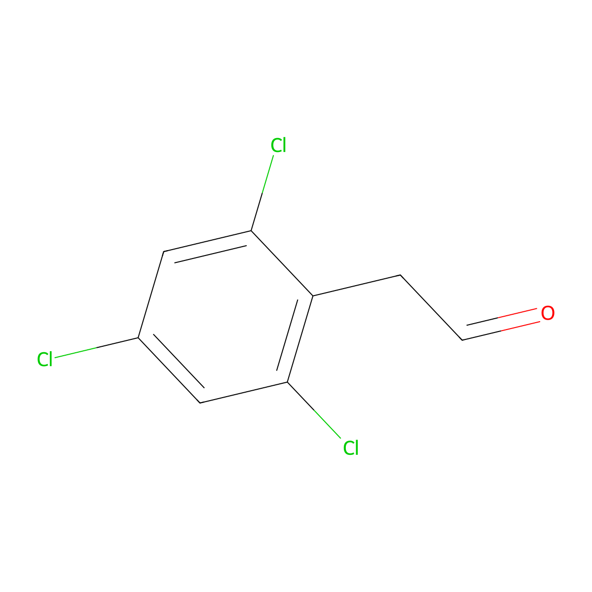 2-(2,4,6-Trichlorophenyl)acetaldehyde molecular structure, CAS 1191993-14-2