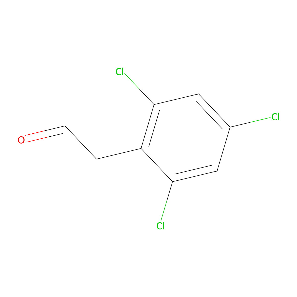 2-(2,4,6-Trichlorophenyl)acetaldehyde molecular structure, CAS 1191993-14-2