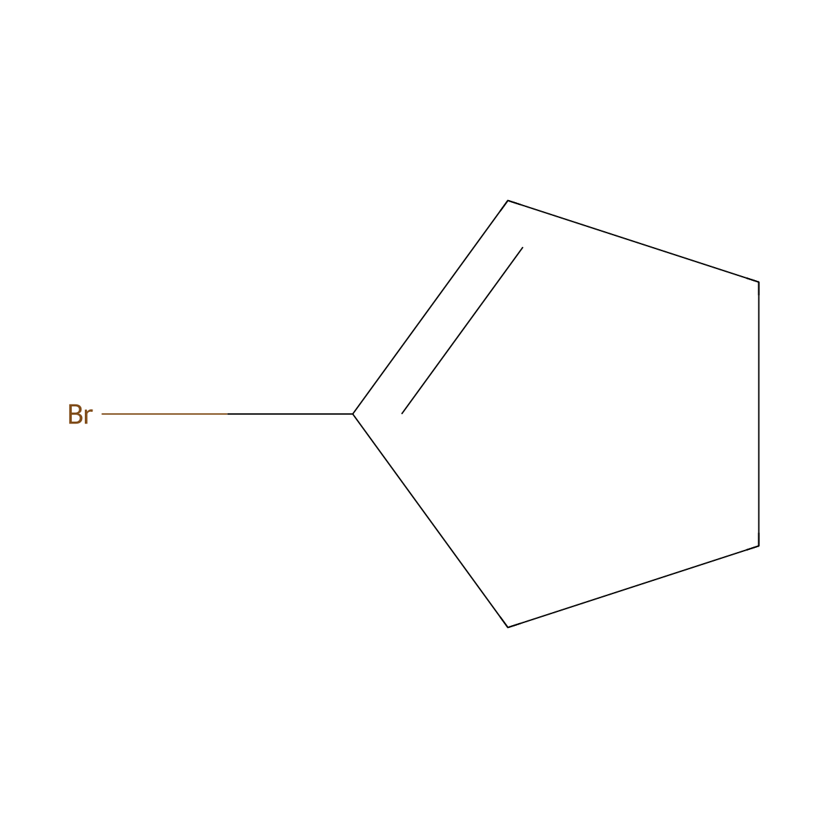 1-Bromocyclopent-1-ene molecular structure, CAS 1192-04-7