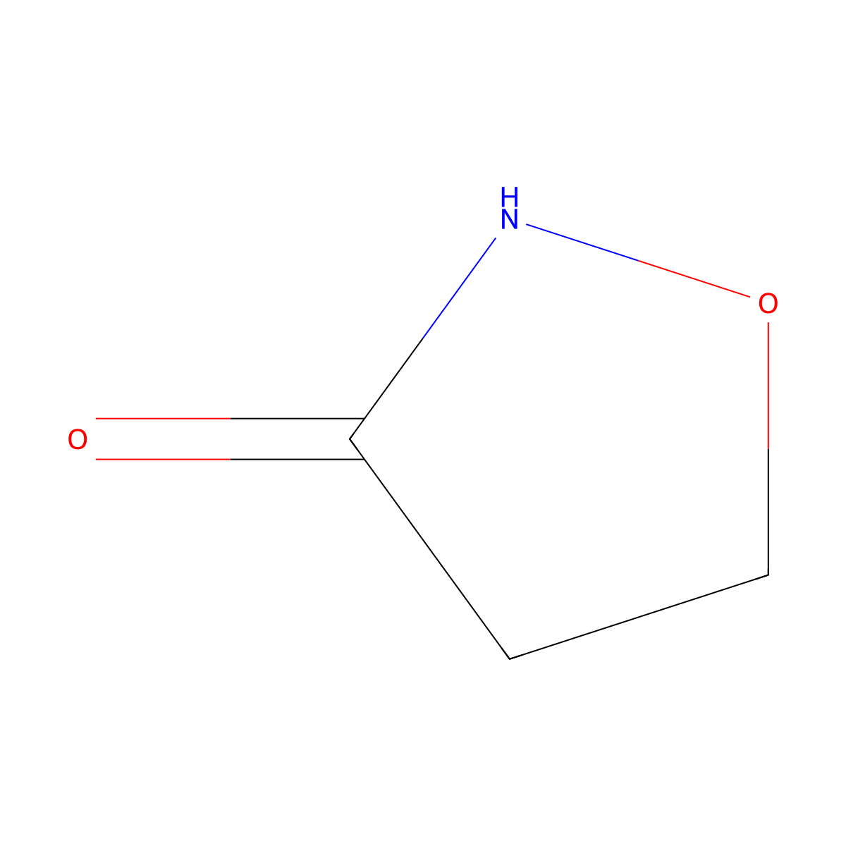 3-Isoxazolidinone molecular structure, CAS 1192-07-0