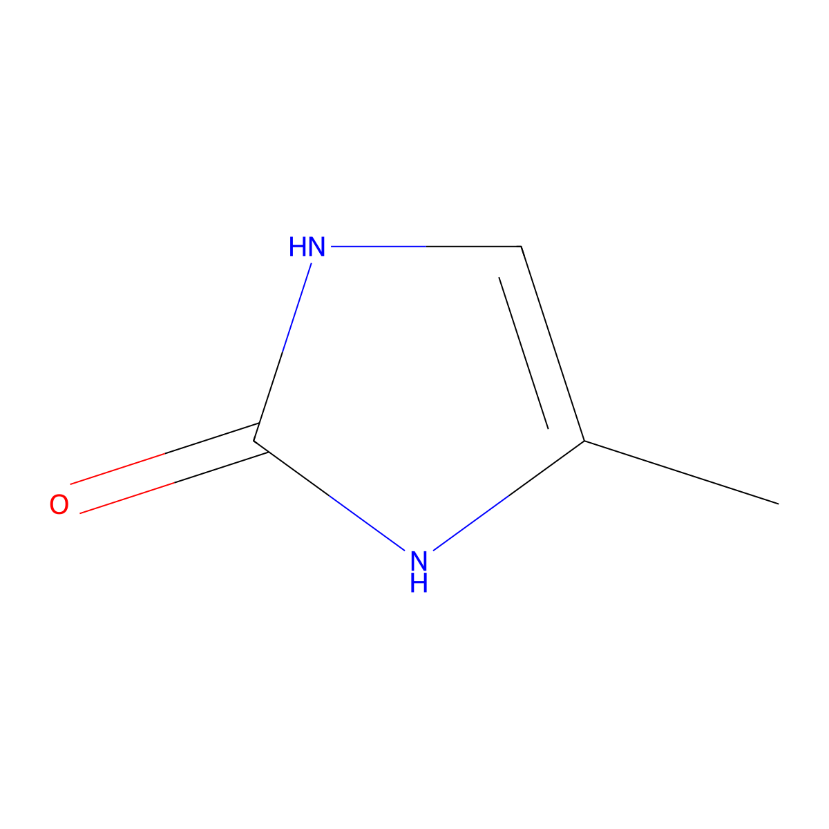 1,3-dihydro-4-methyl-2H-imidazol-2-one molecular structure, CAS 1192-34-3