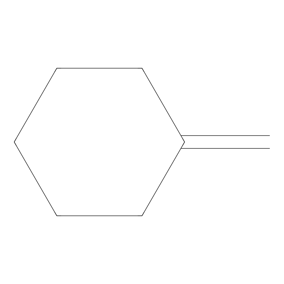 Methylenecyclohexane molecular structure, CAS 1192-37-6