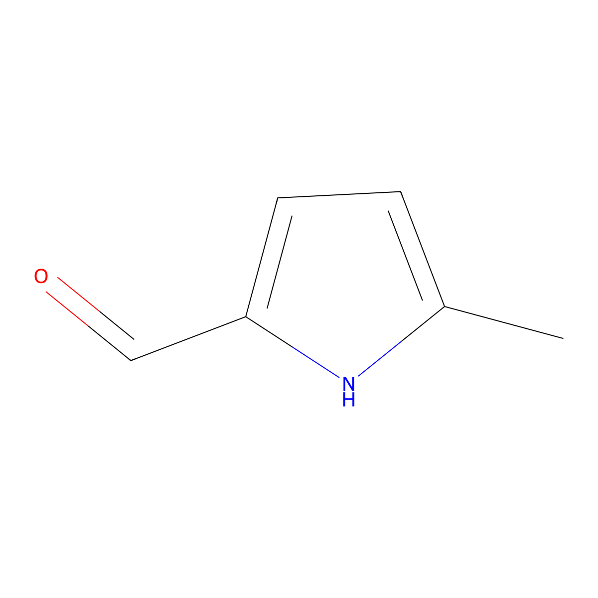 5-Methyl-2-formylpyrrole molecular structure, CAS 1192-79-6
