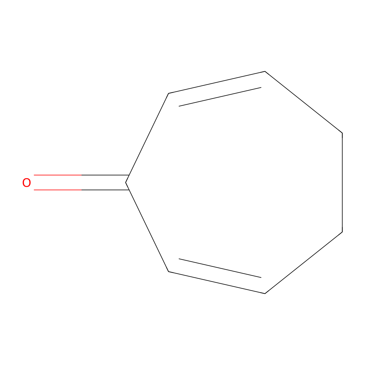 2,6-Cycloheptadien-1-one molecular structure, CAS 1192-93-4