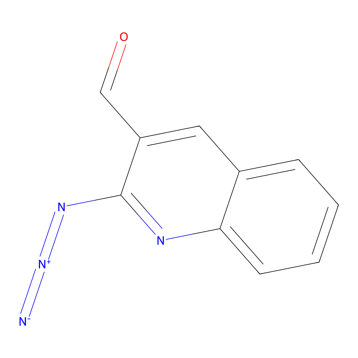 2-Azidoquinoline-3-carbaldehyde molecular structure, CAS 1192015-60-3