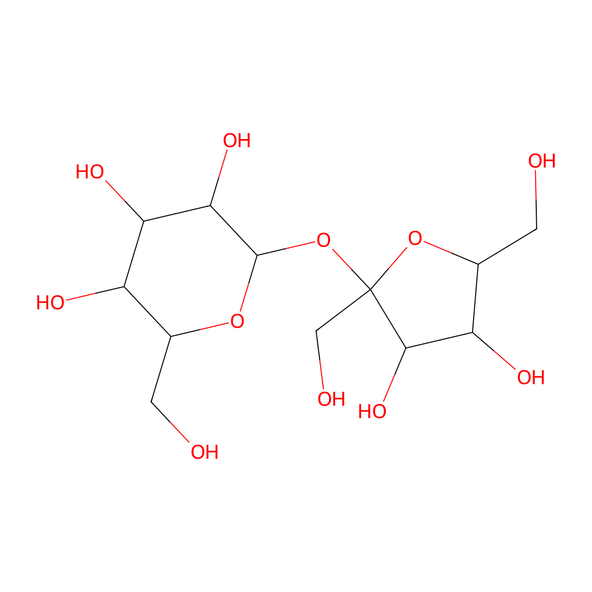 Hex-2-ulofuranosyl hexopyranoside molecular structure, CAS 1192061-43-0
