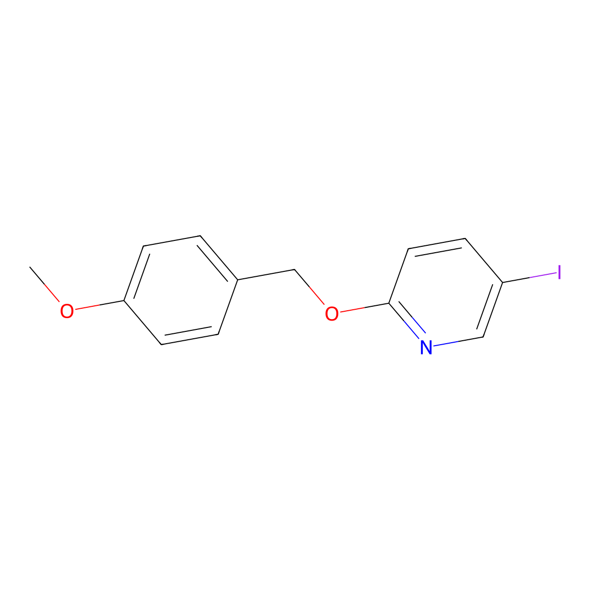 2-(4-Methoxybenzyloxy)-5-iodopyridine molecular structure, CAS 1192064-49-5