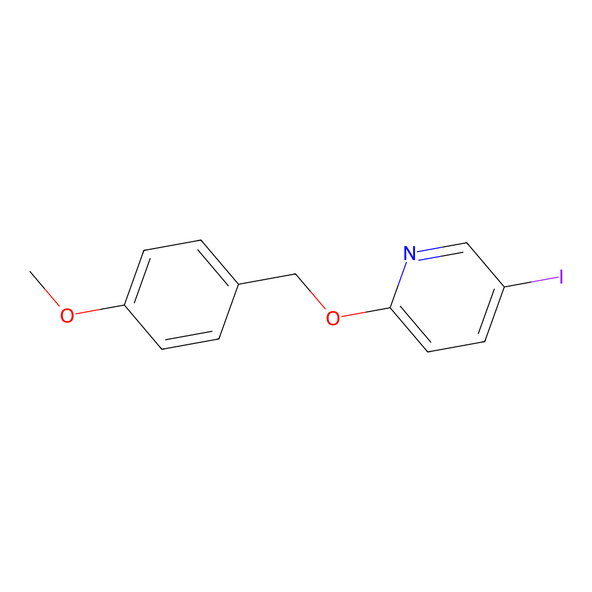 2-(4-Methoxybenzyloxy)-5-iodopyridine molecular structure, CAS 1192064-49-5