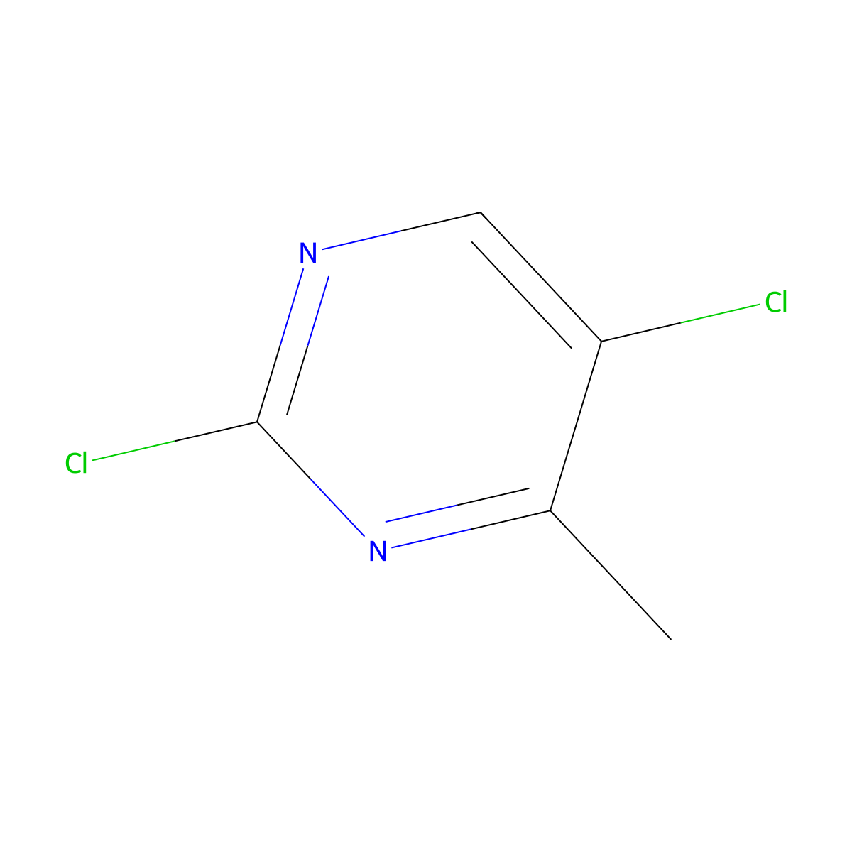 2,5-Dichloro-4-methylpyrimidine molecular structure, CAS 1192064-63-3