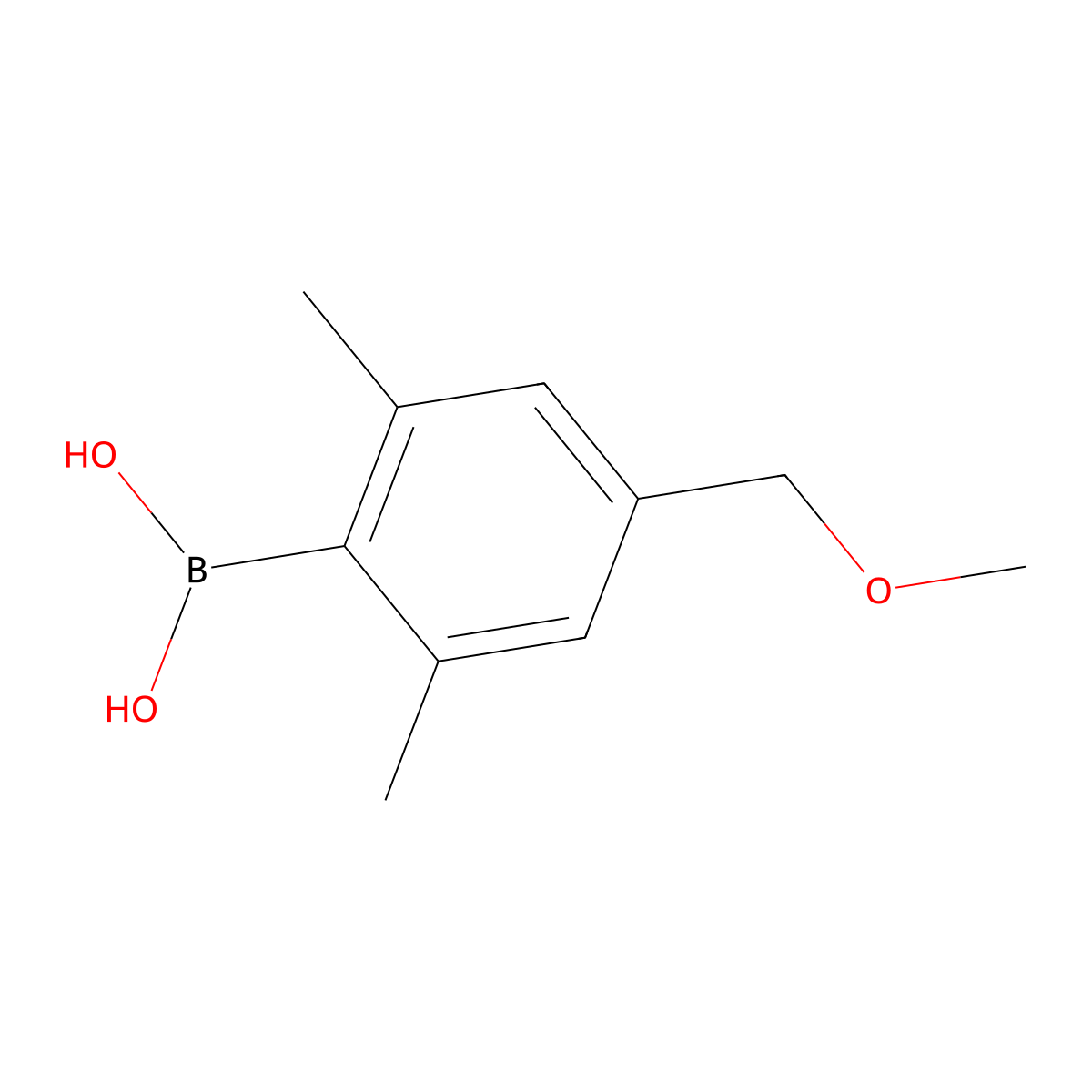 4-(Methoxymethyl)-2,6-dimethylphenylboronic acid molecular structure, CAS 1192107-39-3