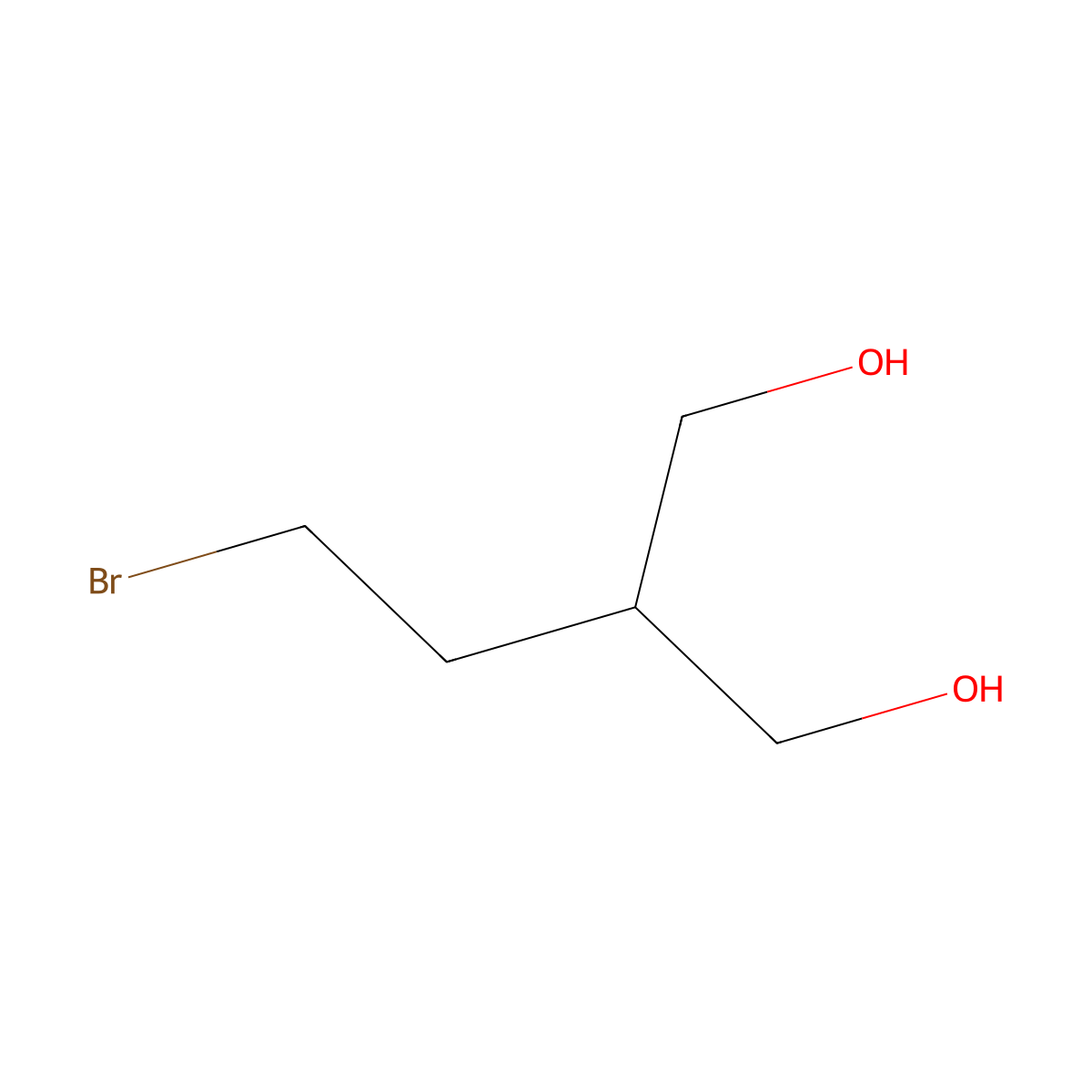 2-(2-Bromoethyl)-1,3-propanediol molecular structure, CAS 1192133-28-0