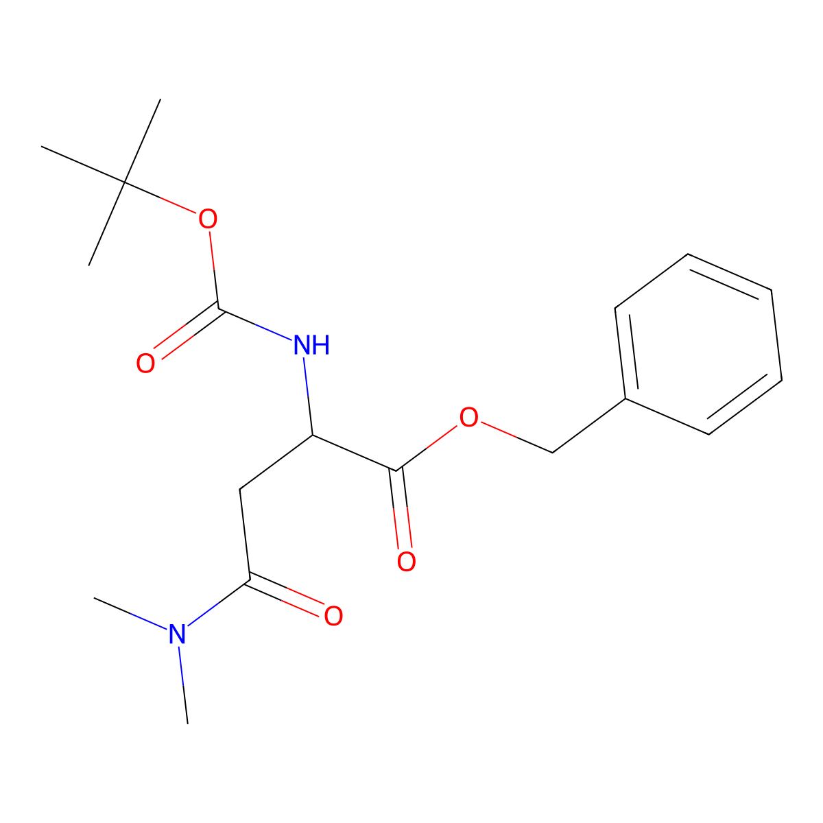 (r)-Benzyl 2-((tert-butoxycarbonyl)amino)-4-(dimethylamino)-4-oxobutanoate molecular structure, CAS 1192176-44-5