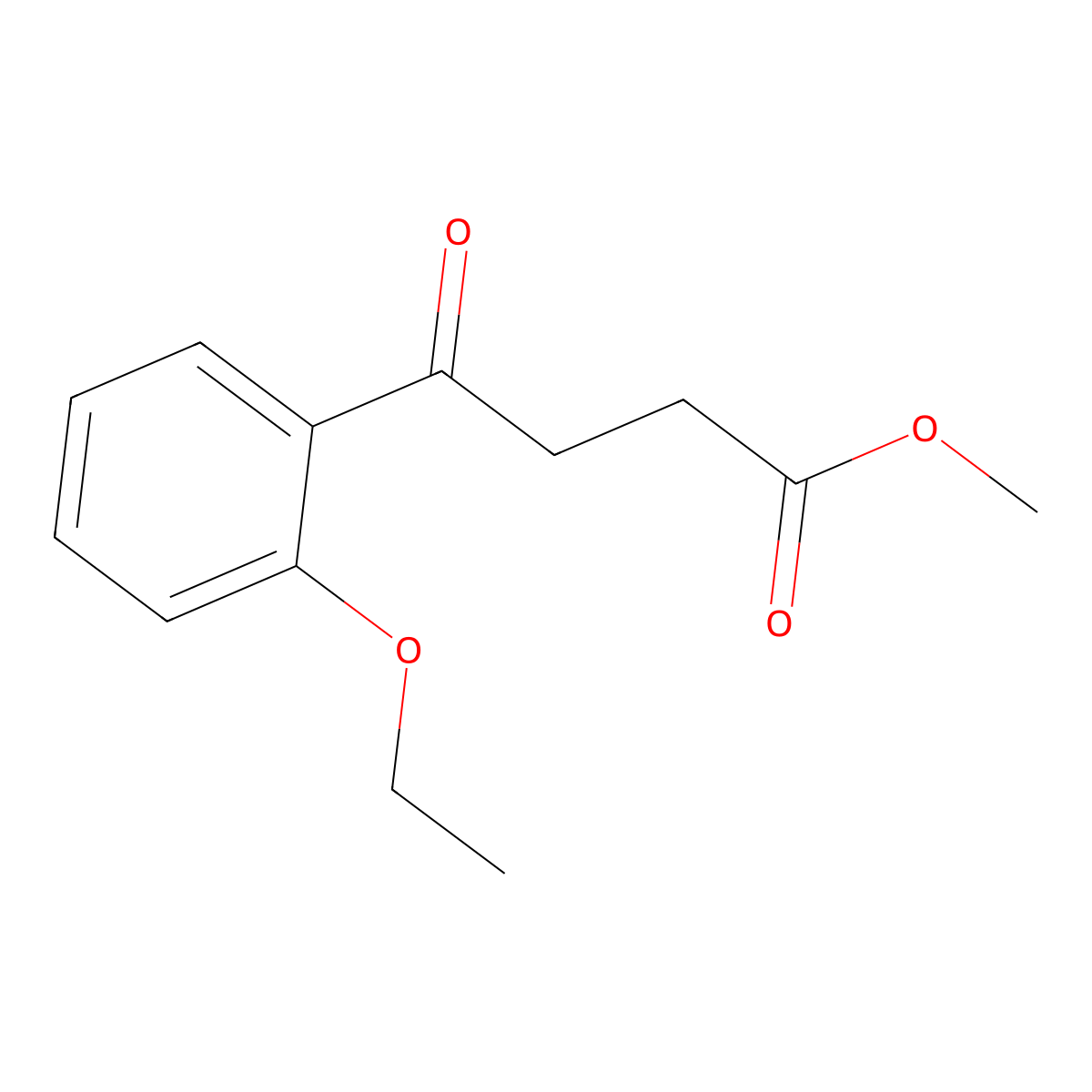 Methyl 4-(2-ethoxyphenyl)-4-oxobutyrate molecular structure, CAS 1192243-65-4