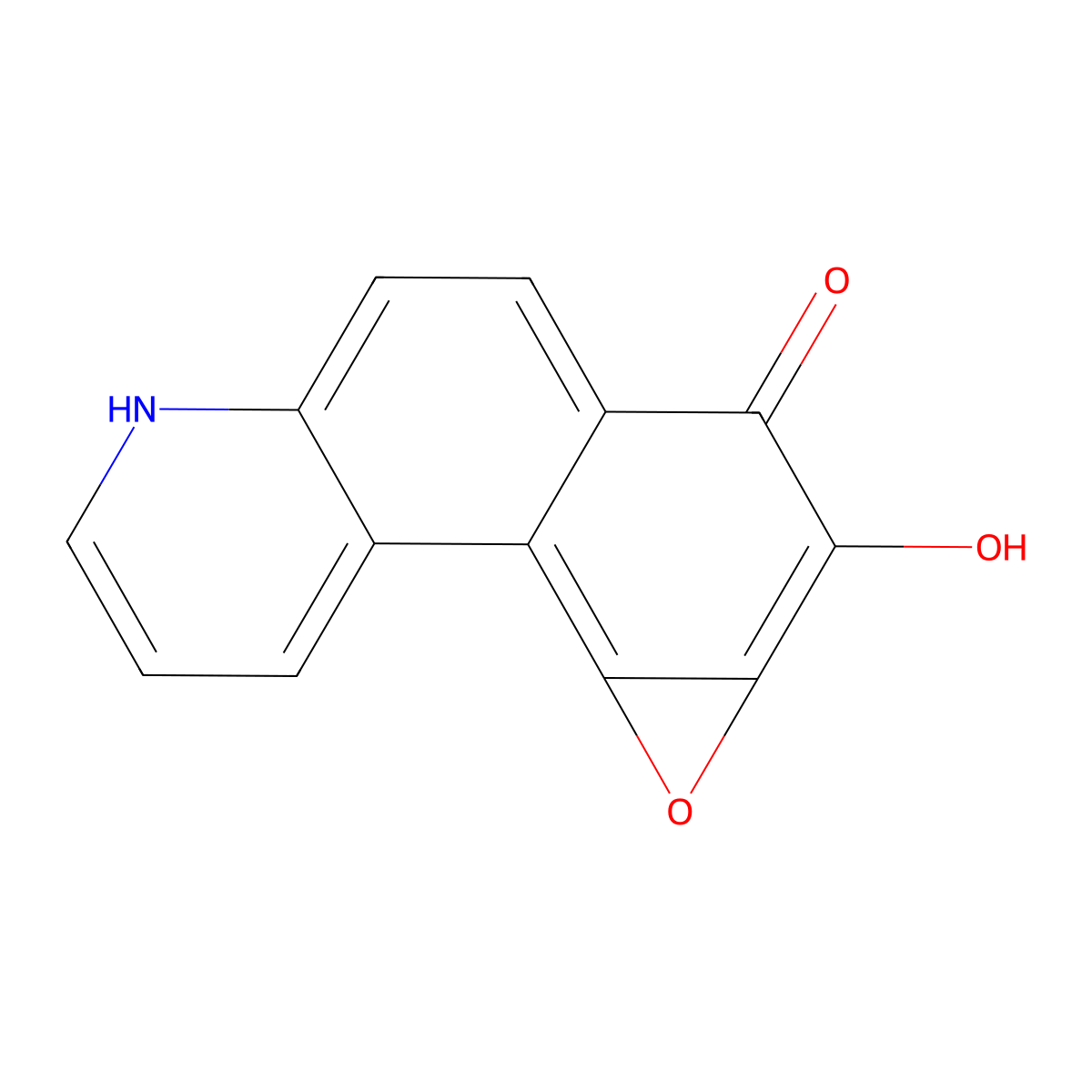 syn-Benzo(f)quinoline-7,8-diol-9,10-epoxide molecular structure, CAS 119239-63-3