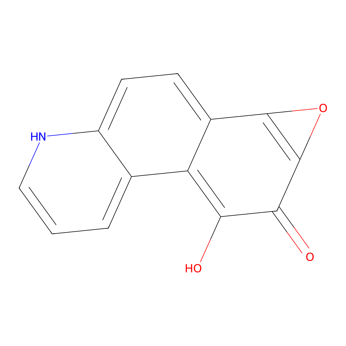 Benzo(f)quinoline-9,10-diol-7,8-epoxide molecular structure, CAS 119239-65-5