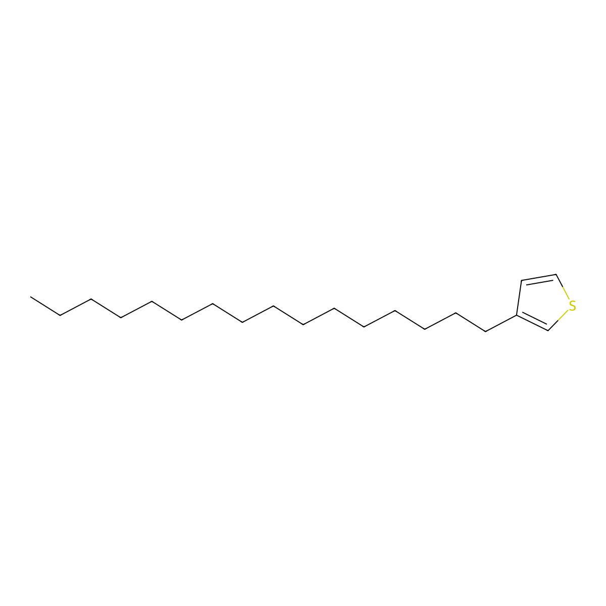 3-Hexadecylthiophene molecular structure, CAS 119269-24-8