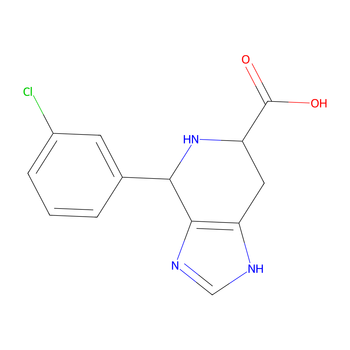 4-(3-Chlorophenyl)-3H,4H,5H,6H,7H-imidazo[4,5-c]pyridine-6-carboxylic acid molecular structure, CAS 1192691-11-4