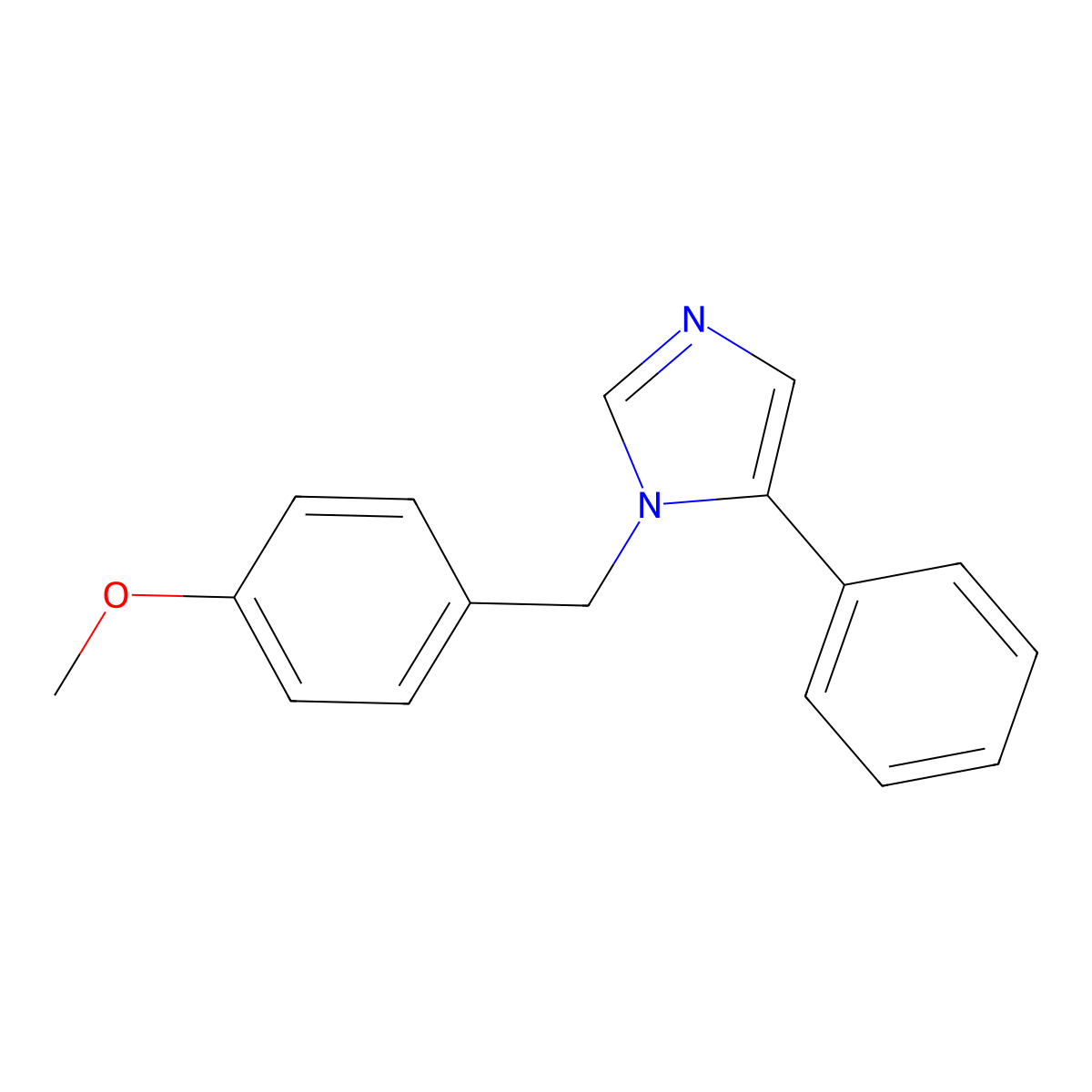 1-(4-Methoxybenzyl)-5-phenyl-1H-imidazole molecular structure, CAS 1192811-38-3