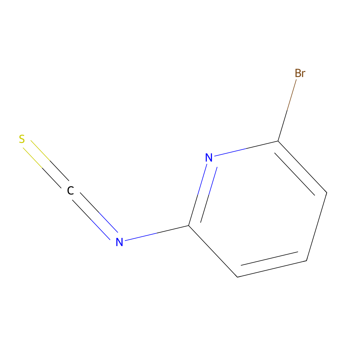 2-Bromo-6-isothiocyanatopyridine molecular structure, CAS 1192812-99-9