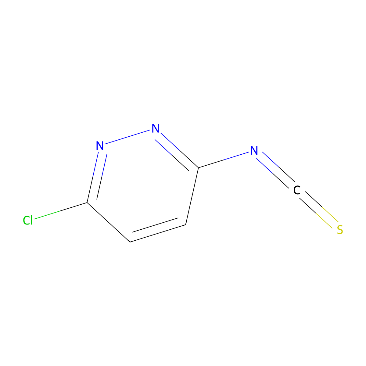 3-Chloro-6-isothiocyanatopyridazine molecular structure, CAS 1192814-49-5