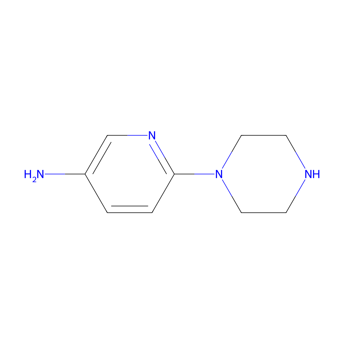 6-(Piperazin-1-YL)pyridin-3-amine molecular structure, CAS 119285-06-2