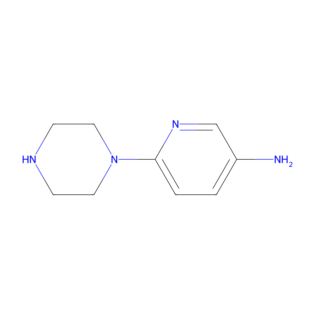 6-(Piperazin-1-YL)pyridin-3-amine molecular structure, CAS 119285-06-2