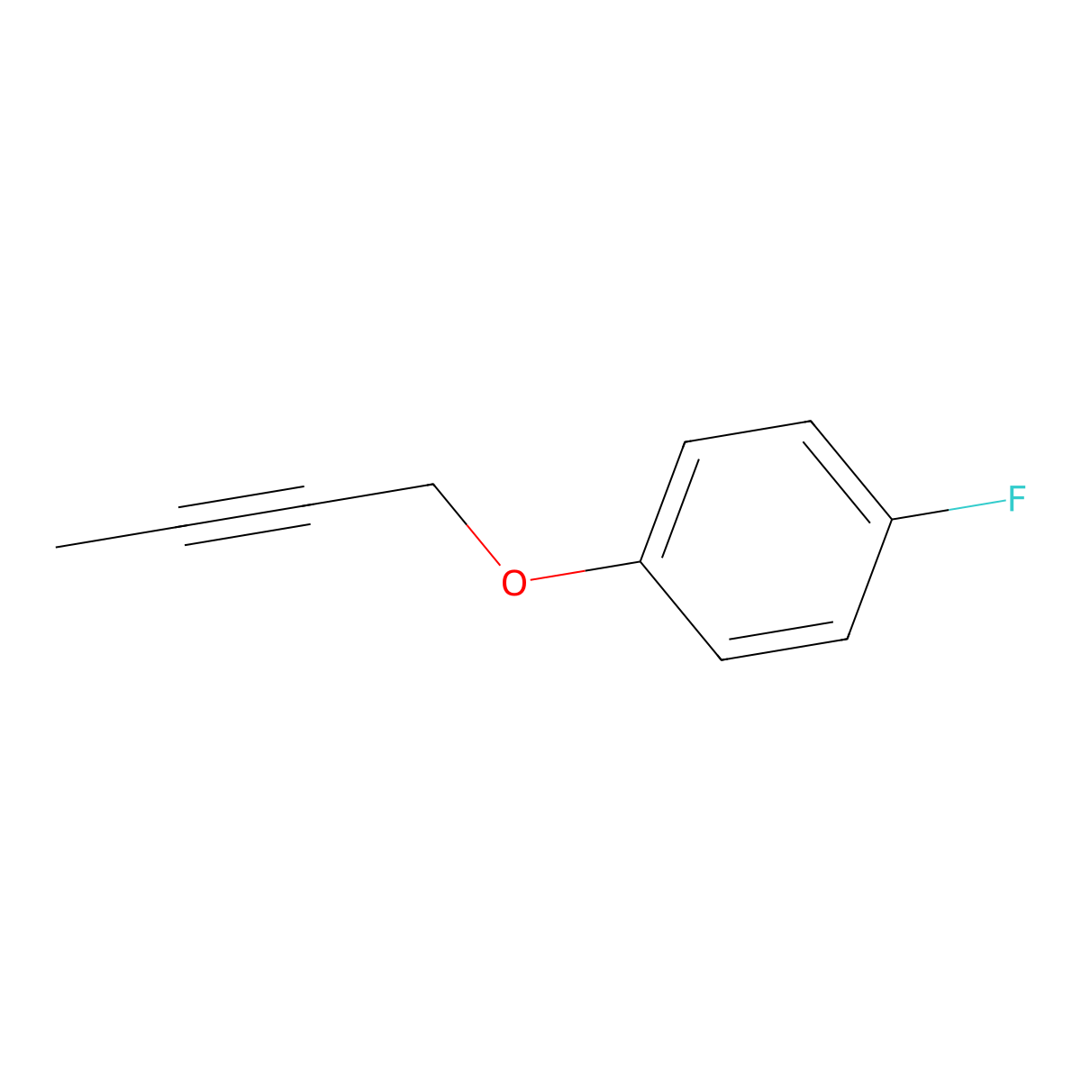 1-(But-2-yn-1-yloxy)-4-fluorobenzene molecular structure, CAS 1192872-92-6