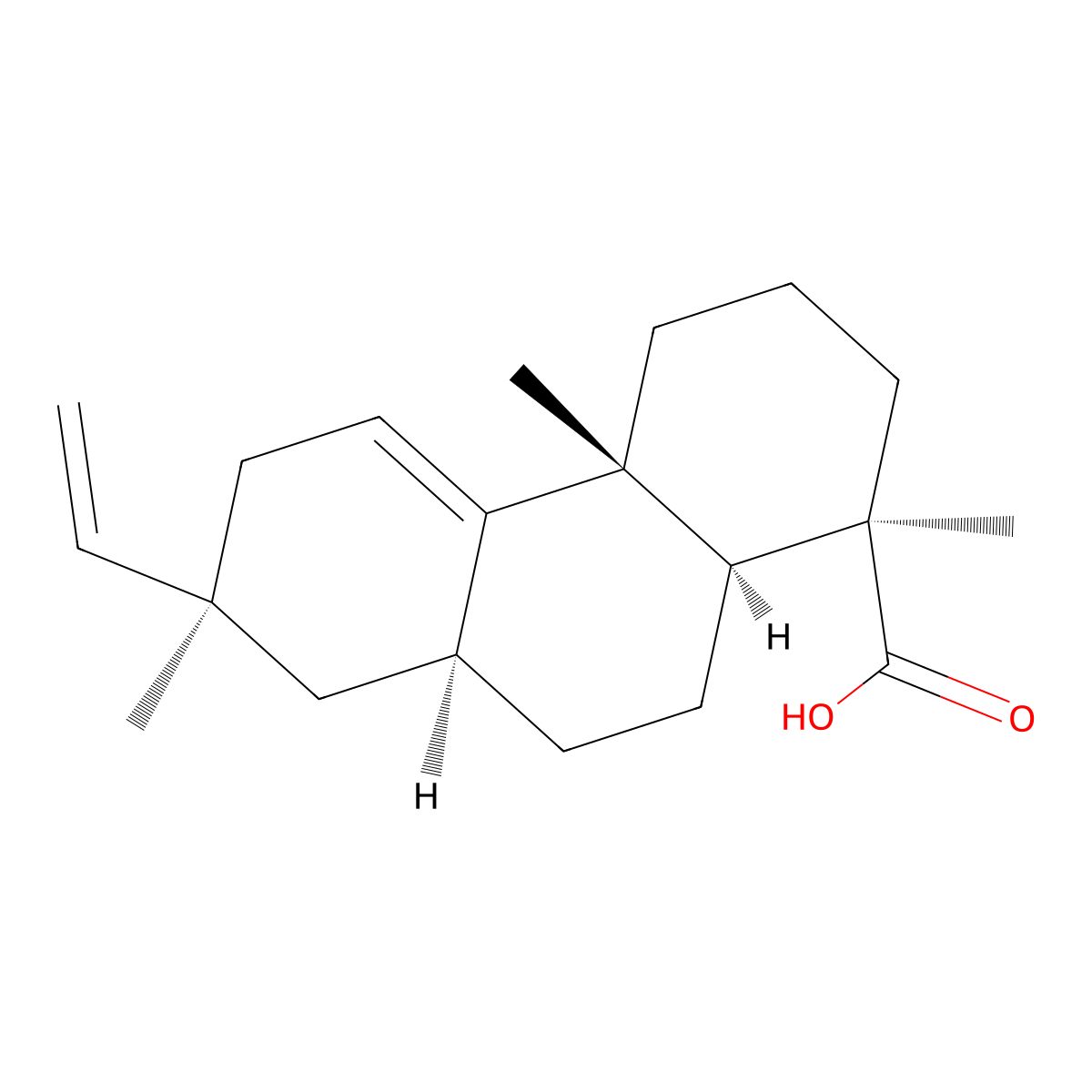 Acanthoic Acid molecular structure, CAS 119290-87-8