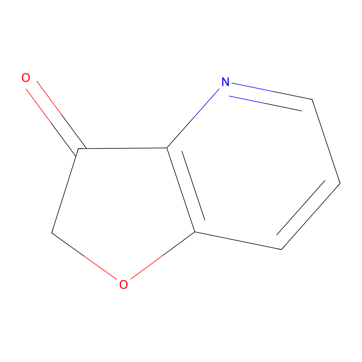 furo[3,2-b]pyridin-3(2H)-one molecular structure, CAS 119293-03-7