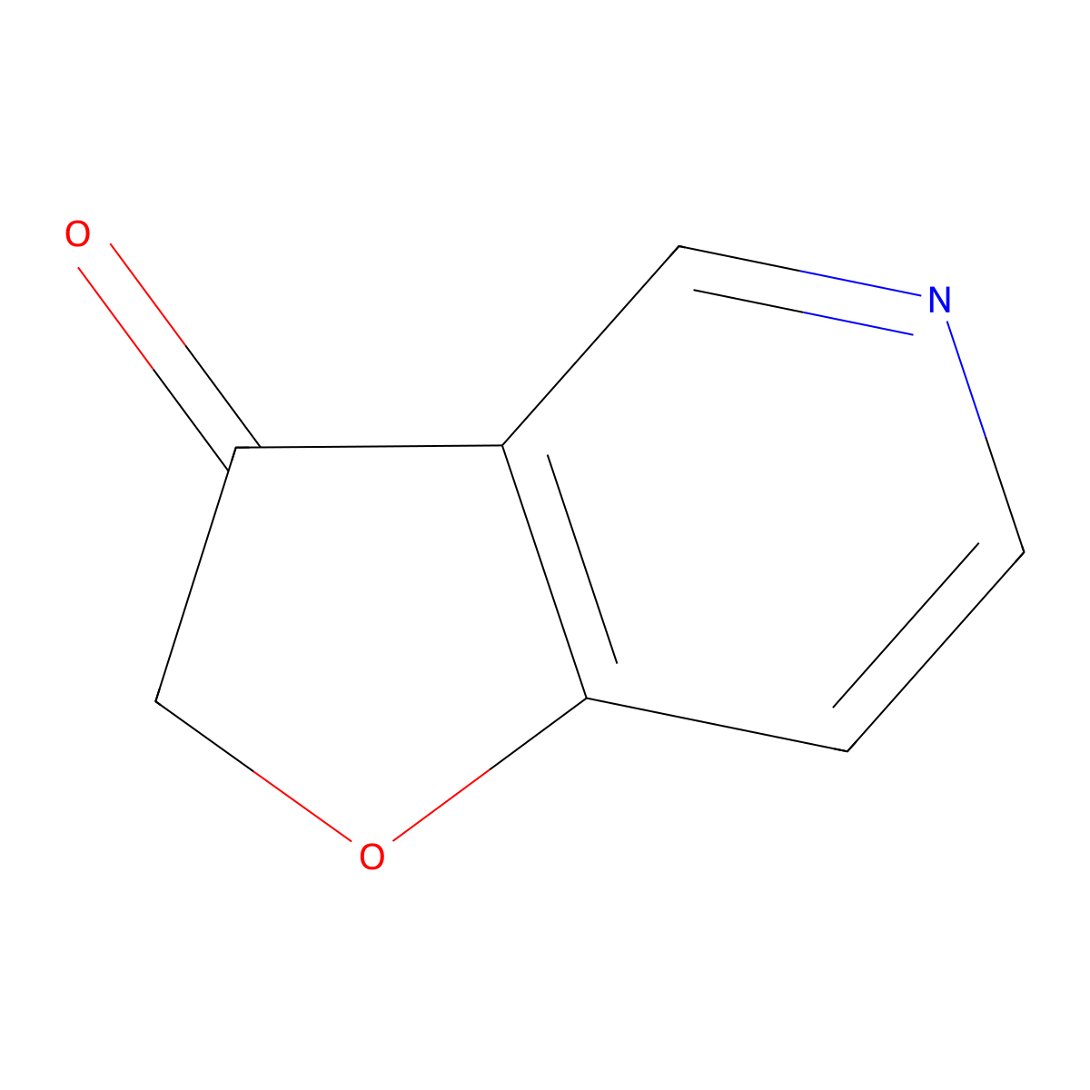 Furo[3,2-c]pyridin-3(2H)-one molecular structure, CAS 119293-04-8