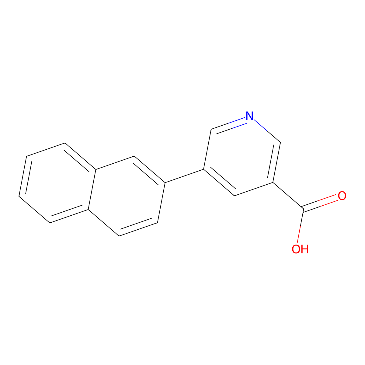 5-(Naphthalen-2-YL)nicotinic acid molecular structure, CAS 1192964-64-9