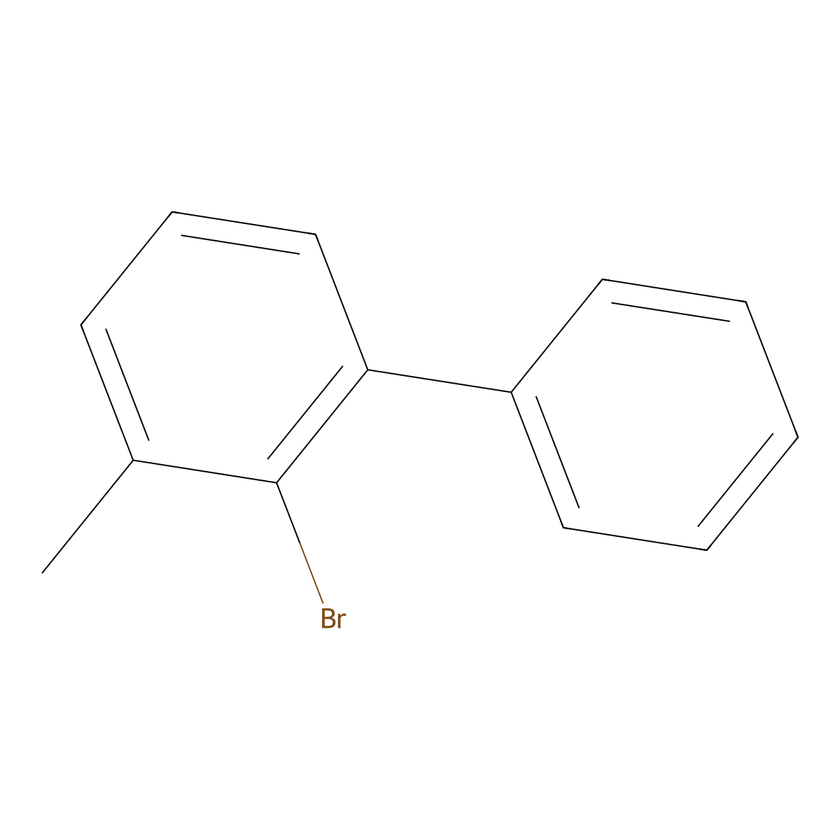 2-Bromo-3-methyl-1,1'-biphenyl molecular structure, CAS 1192966-45-2