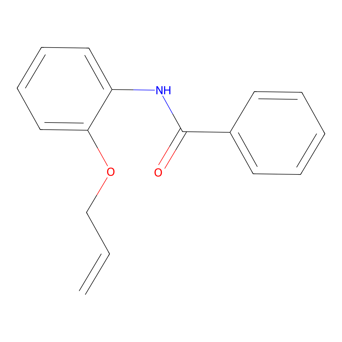N-[2-(allyloxy)phenyl]benzamide molecular structure, CAS 119298-09-8