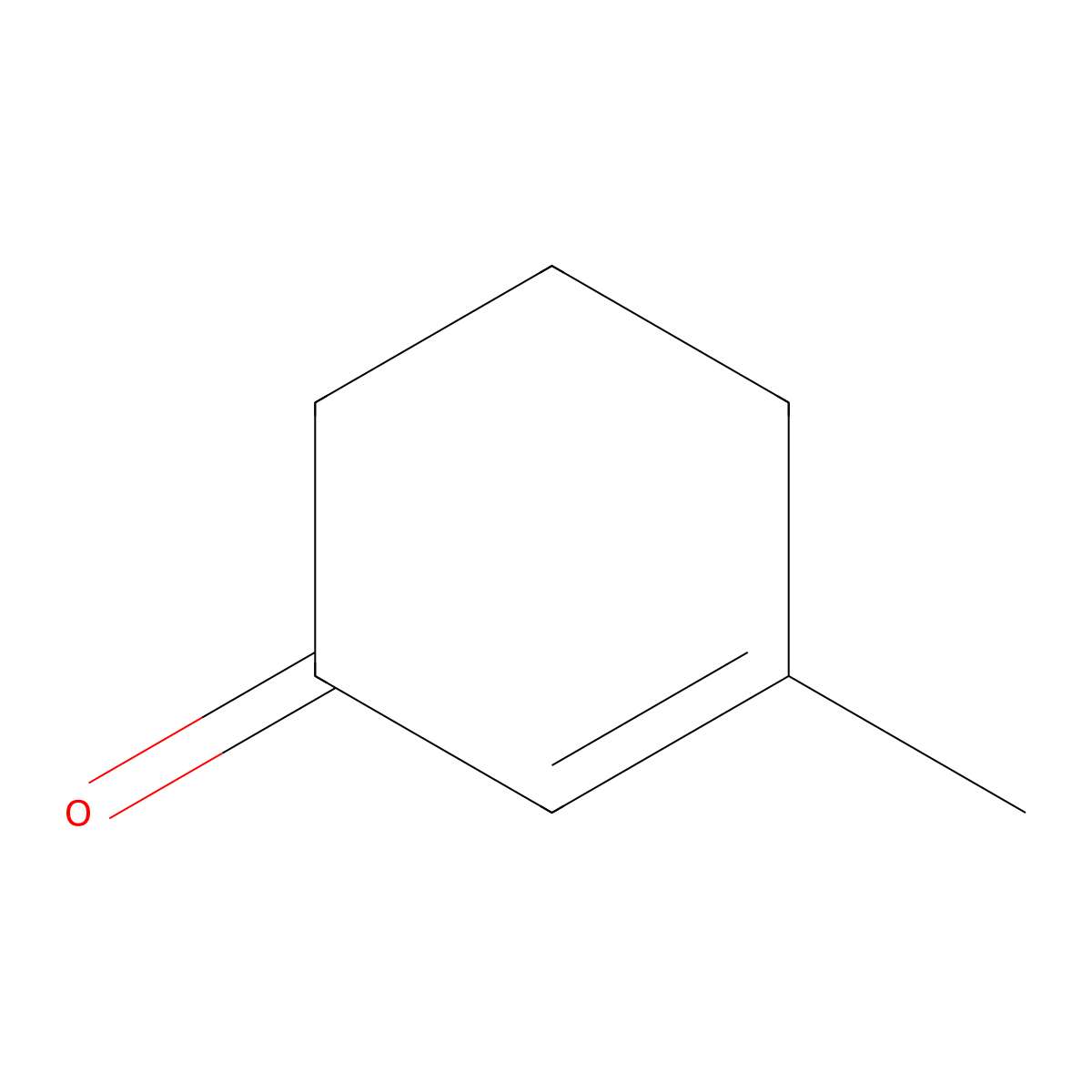 3-Methyl-2-cyclohexen-1-one molecular structure, CAS 1193-18-6