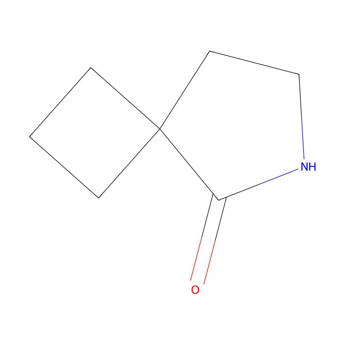 6-Azaspiro[3.4]octan-5-one molecular structure, CAS 1193-30-2