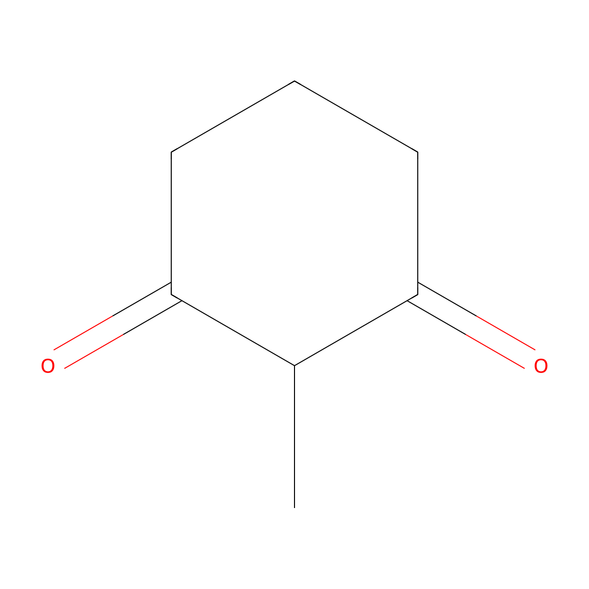 2-Methyl-1,3-cyclohexanedione molecular structure, CAS 1193-55-1