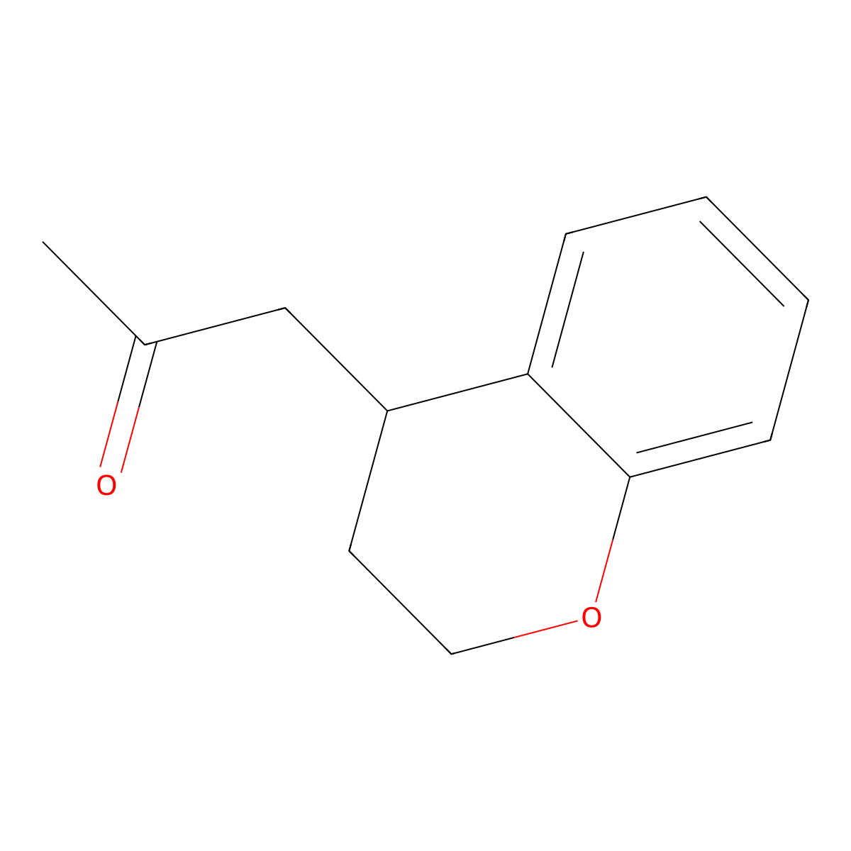 1-(3,4-Dihydro-2H-1-benzopyran-4-yl)propan-2-one molecular structure, CAS 119304-98-2