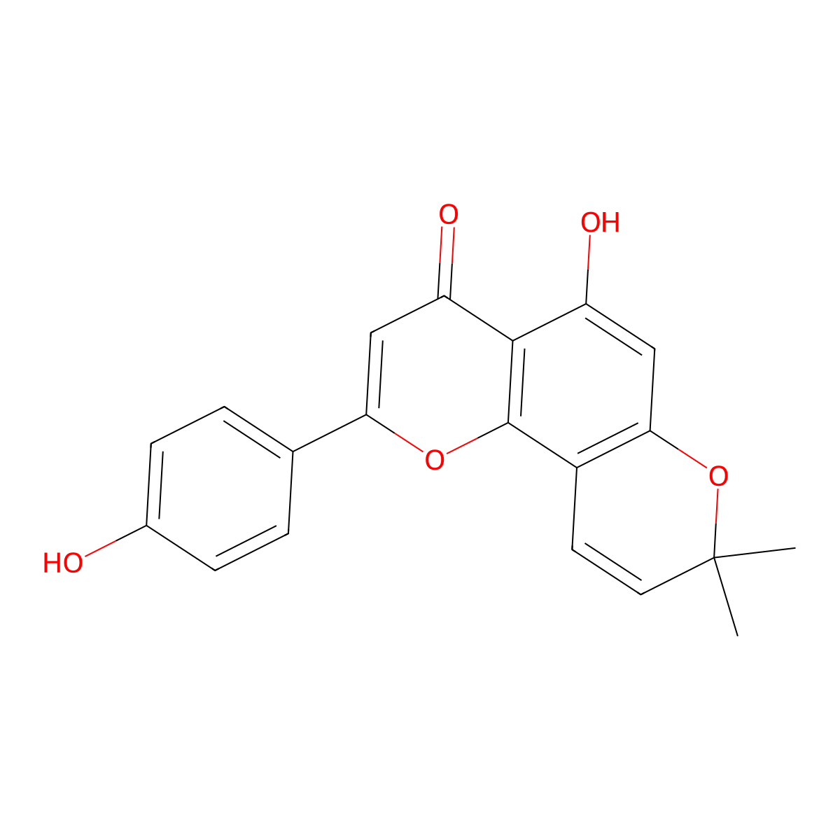 Atalantoflavone molecular structure, CAS 119309-02-3